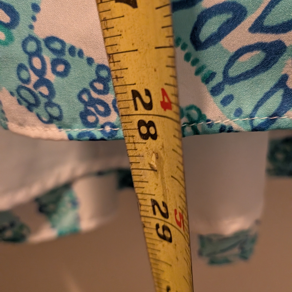 Lily Pulitzer Blue And White Summer Dress XXL Beach Lake Cruise Vacay - Picture 5 of 9